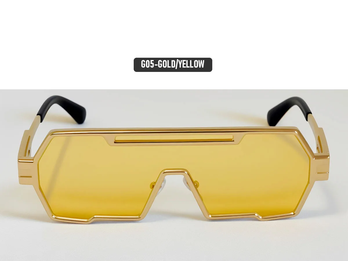Quadratische Steampunk-Sonnenbrille für Damen 2026 Einteilige UV400-Schutz Sonnenbrille für Herren Markendesign Modische Brille Gafas De Sol Hombre – Detail 23