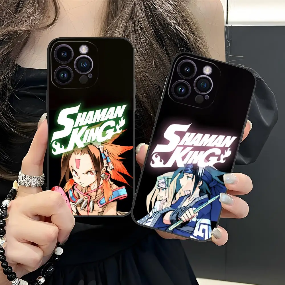 

Чехол для мобильного телефона Shaman King для iPhone 16, 15, 14, 13, 12, 11 X XR XS 8 7 Pro Max Plus, мини-чехол с цветным принтом, роскошный красивый чехол