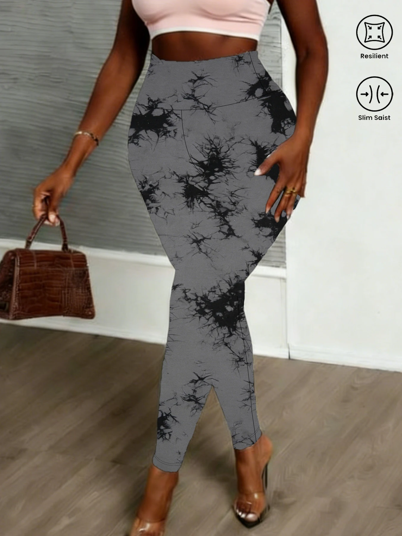 

Women's Tie Dye Workout Leggings - Super Soft High Waisted No See Through with for Yoga Running Gym Fitness