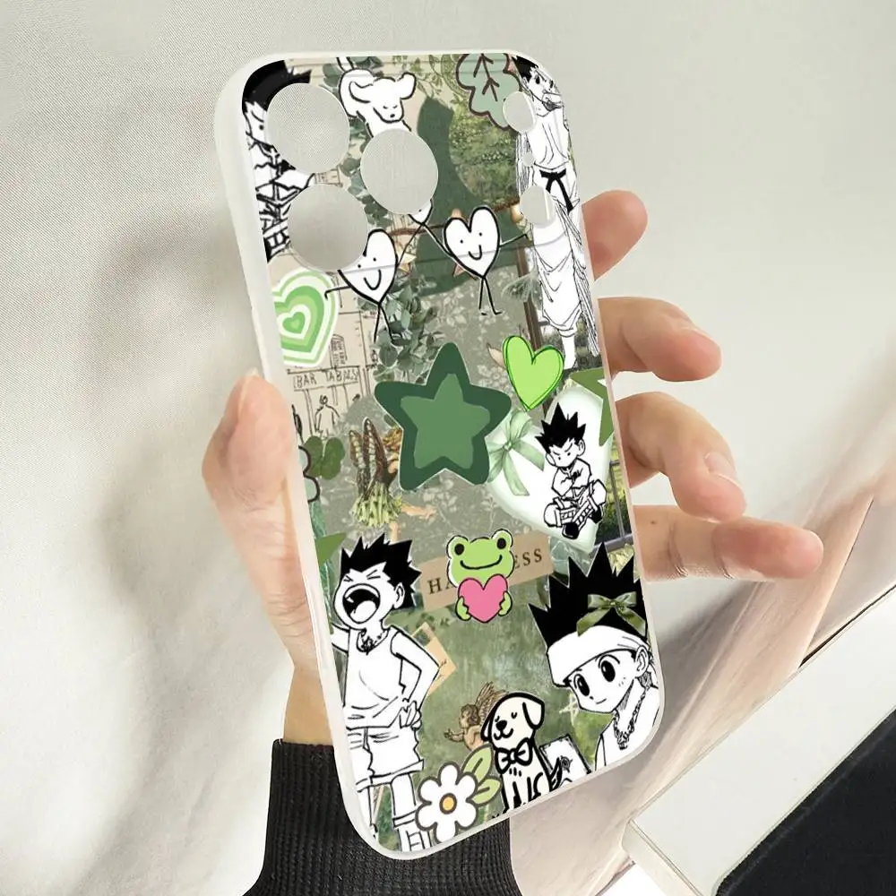 Чехол для телефона H-Hunter Gon Freecss Killua Zoldyck для iPhone 14,16,15,11,13,17,12,Air,Mini,Plus,E,Pro,Max Magnetic Magsafe Cover