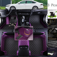 Custom 3D Car Floor Mats for BMW 3 Series F30 F31 Touring F34 GT G20 2020-2023 Interior Accessories Carpet Artificial Leather