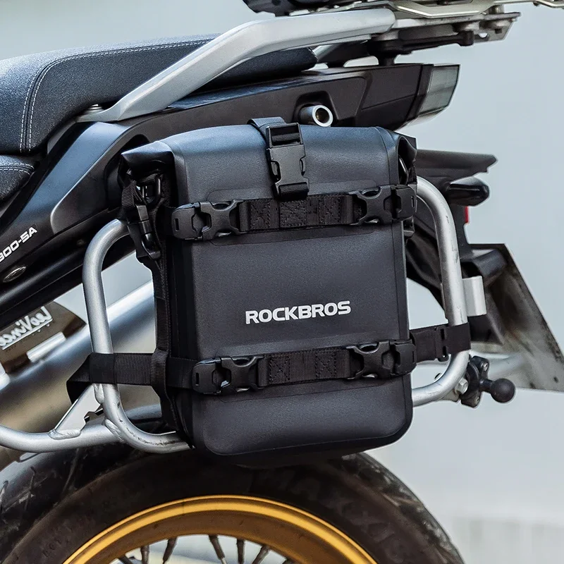 ROCKBROS Motorcycle Bumper Bag 5L Saddle Bags Waterproof Quick-disassembly Motorcycle ADV Multifunction Storage Bag