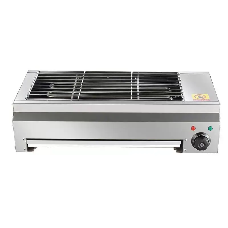 About Outdoor Electric Smoke-free Barbecue Grill Rectangular Barbecue Grill