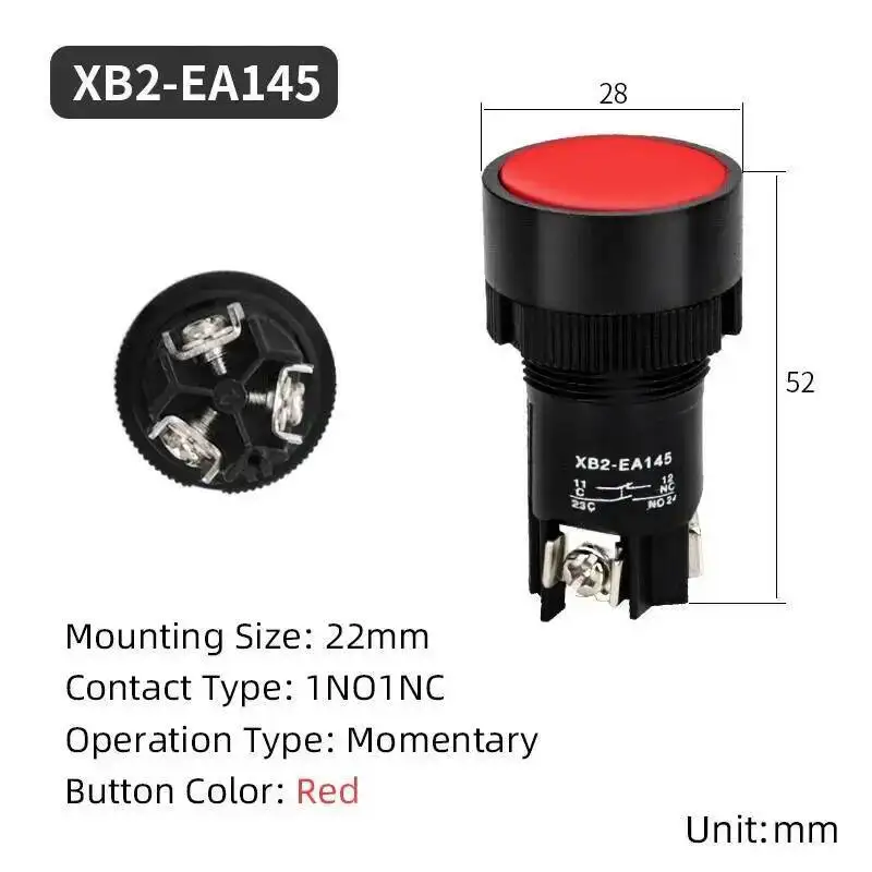 Variant: EA145-Red 1NO1NC