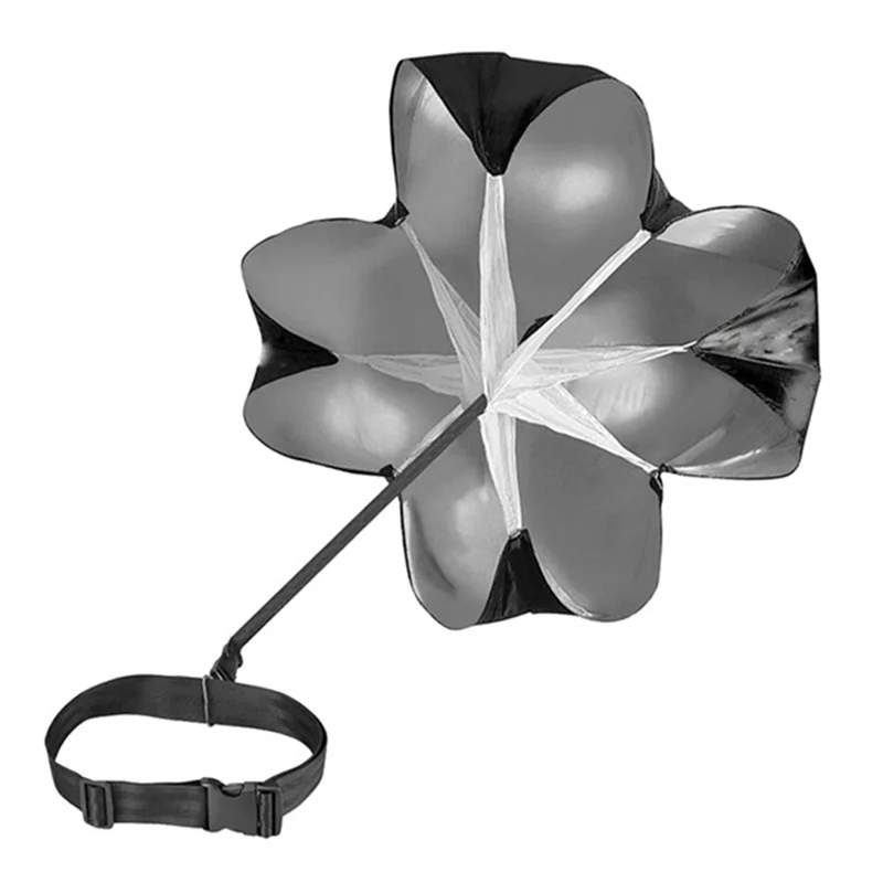 AF93-Running Speed Training Soccer Training Resistance Parachute Strength Speed Training Kids Teens And Adults 1.45X1.45M White&