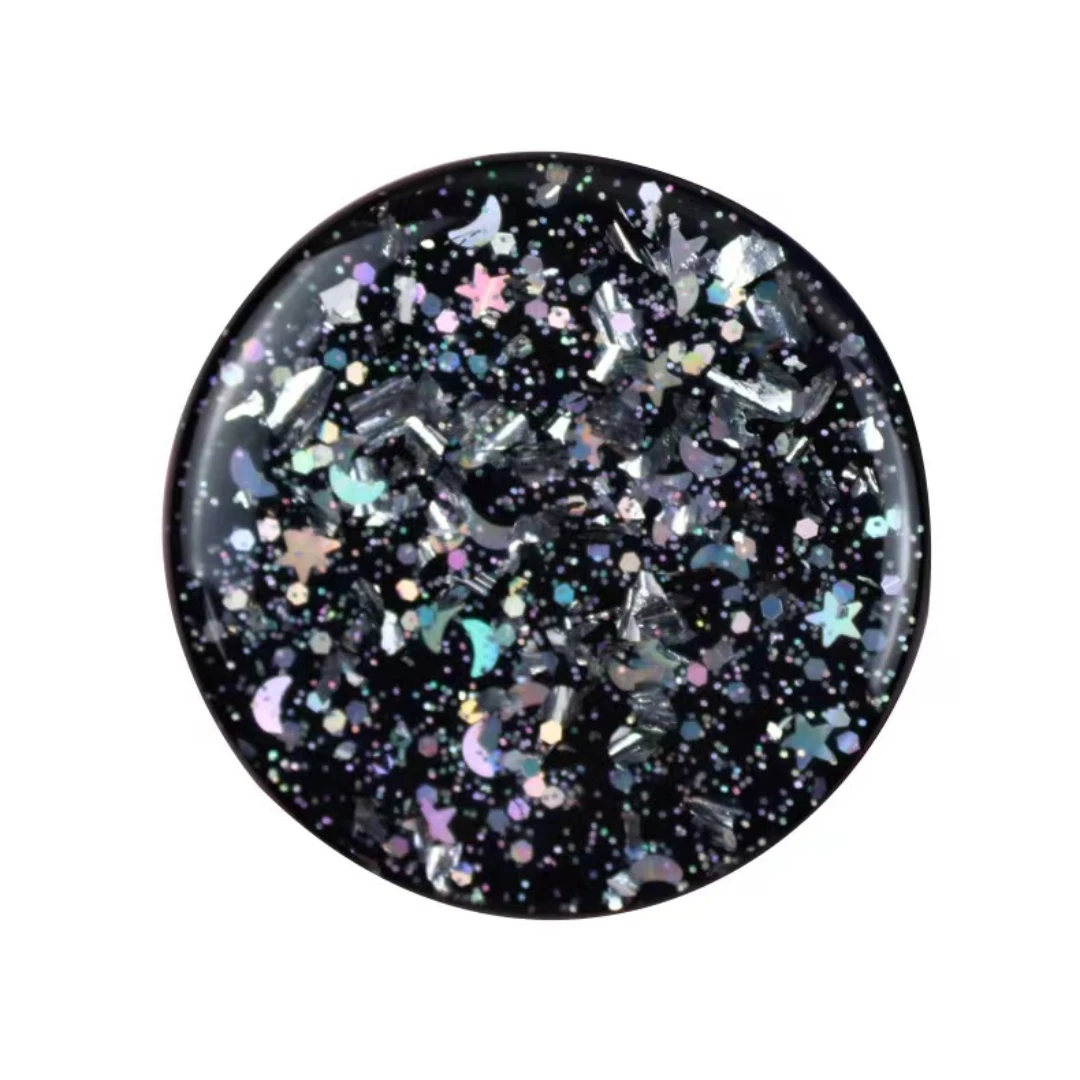 Round Glitter Phone Holder Ring Holder Universal Mobile Phone Finger Grip Holder Is Suitable for All Mobile Phone Holders