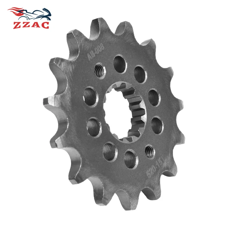 520 Chain 14T 15T 16T 17T 20CrMnTi Front Gear Sprocket For Suzuki RG400 SV400 GS500 E F H 1994-2010 1998 1999 2004 2005 2007