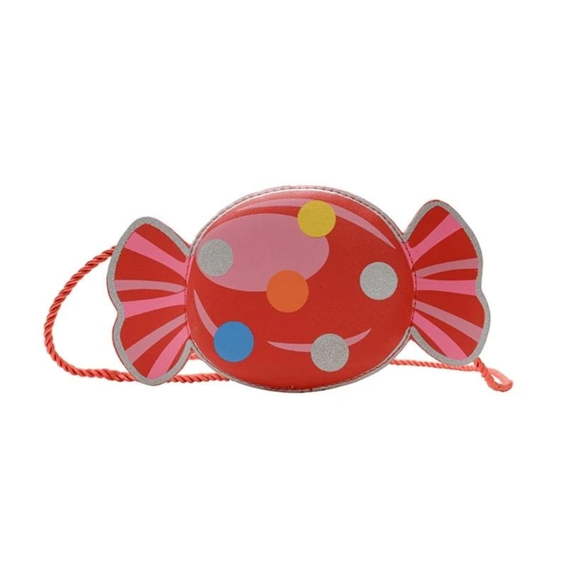 

Mini Yellow Candy Shaped Bag for Girls Trendy Crossbody Purse Casual Shoulder Purse Satchel for Shopping and Travel
