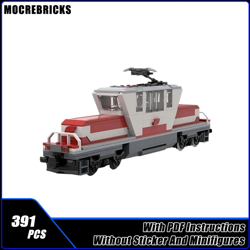 MOC Building Block รถไฟมอเตอร์ Locomotoves ชุด US Regional Californian รถไฟ High-tech อิฐ DIY ของเล่นเด็กของขวัญวันเกิด