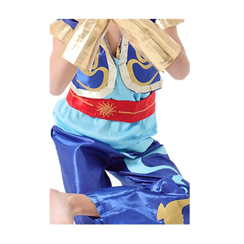 Anime Aladdin Cosplay Trajes infantis, conjunto completo de roupas, uniforme para meninos, Halloween, traje de carnaval infantil, dramatização