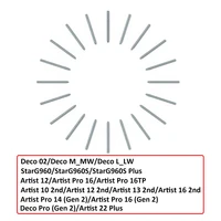 Punta de fieltro XP-Pen 20 piezas X3/X3 Pro Puntas de repuesto para lápiz óptico para Artist 12 2nd/Artist Pro 16/Artist Pro 16 (Gen 2)