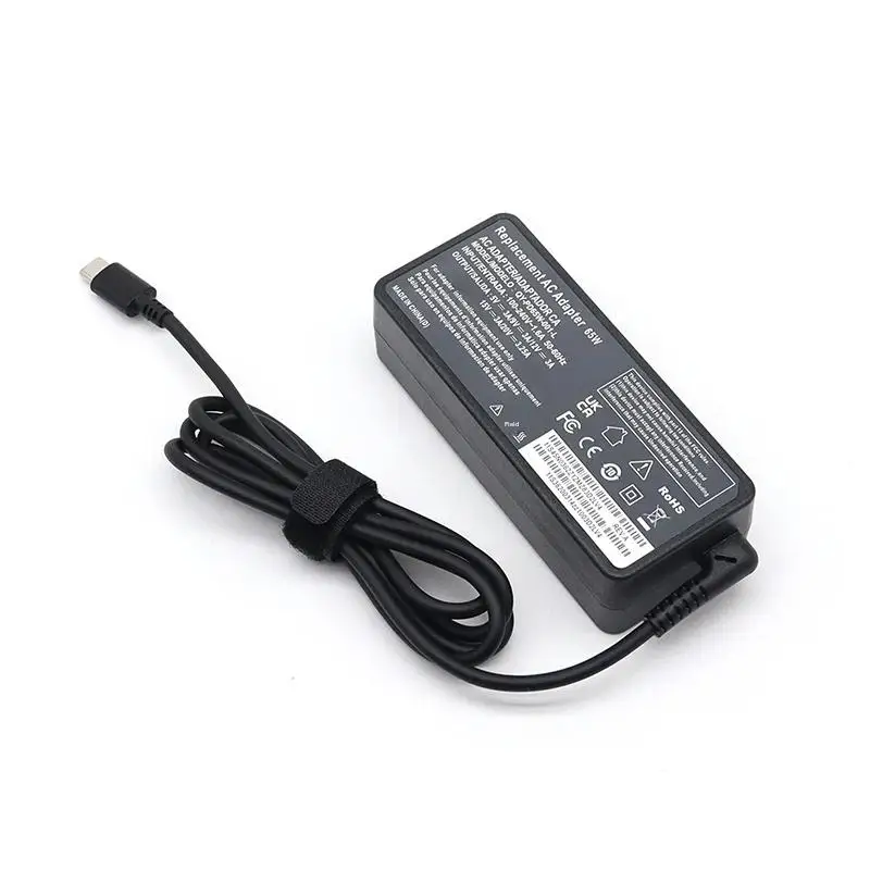NEW 20v3.25a 65w Type-c Power Adapter Laptop Charger Compatible With Most Common Computer Models On The Market