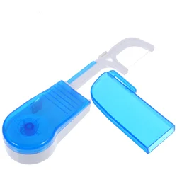 Hilo Dental reemplazable, 10 rollos de hilo Dental de seda, 10 rollos de soporte, 10 rollos de hilo Dental plano
