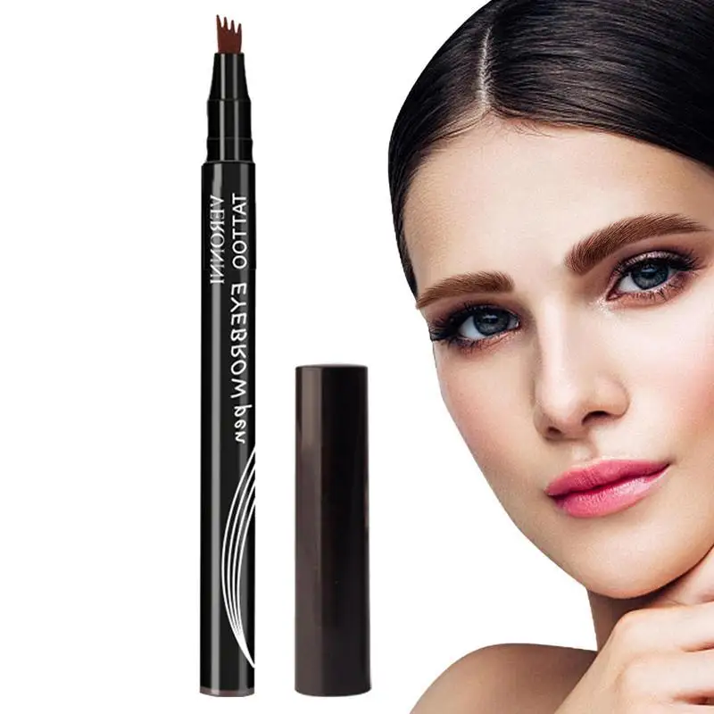 Liquid Eyebrow Pencil 3D Liquid Eyebrow Makeup Pencil Great Texture Slim Lines Eyebrow Water Pencil For Dating Parties