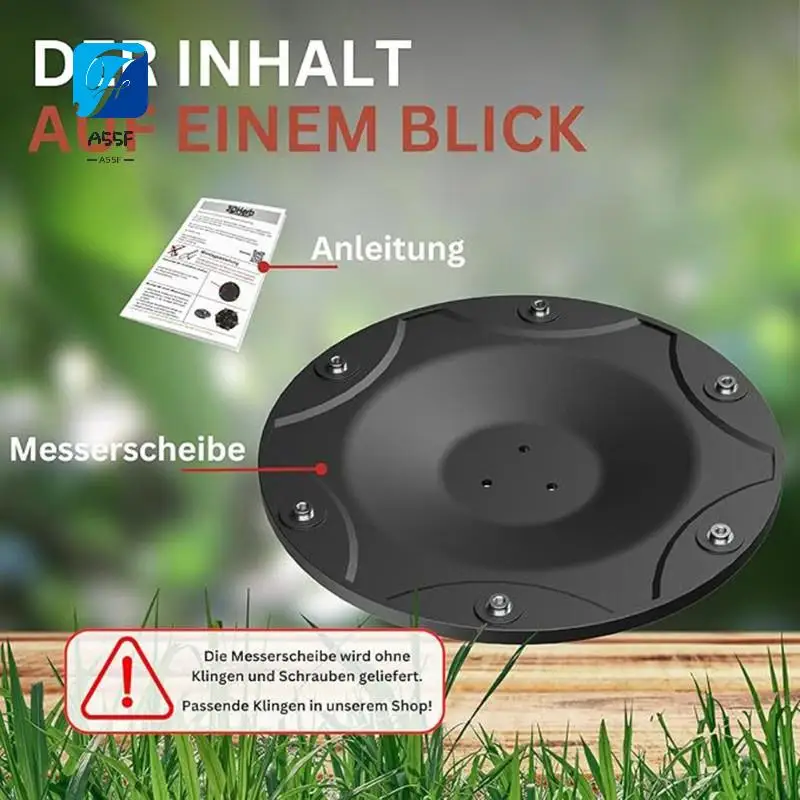 ecovacs-goat-o500、o800、g1-2000、g1用a55f-6ブレードディスク（ブレードなし）、グラスファイバー強化プラスチック製芝刈りディスク