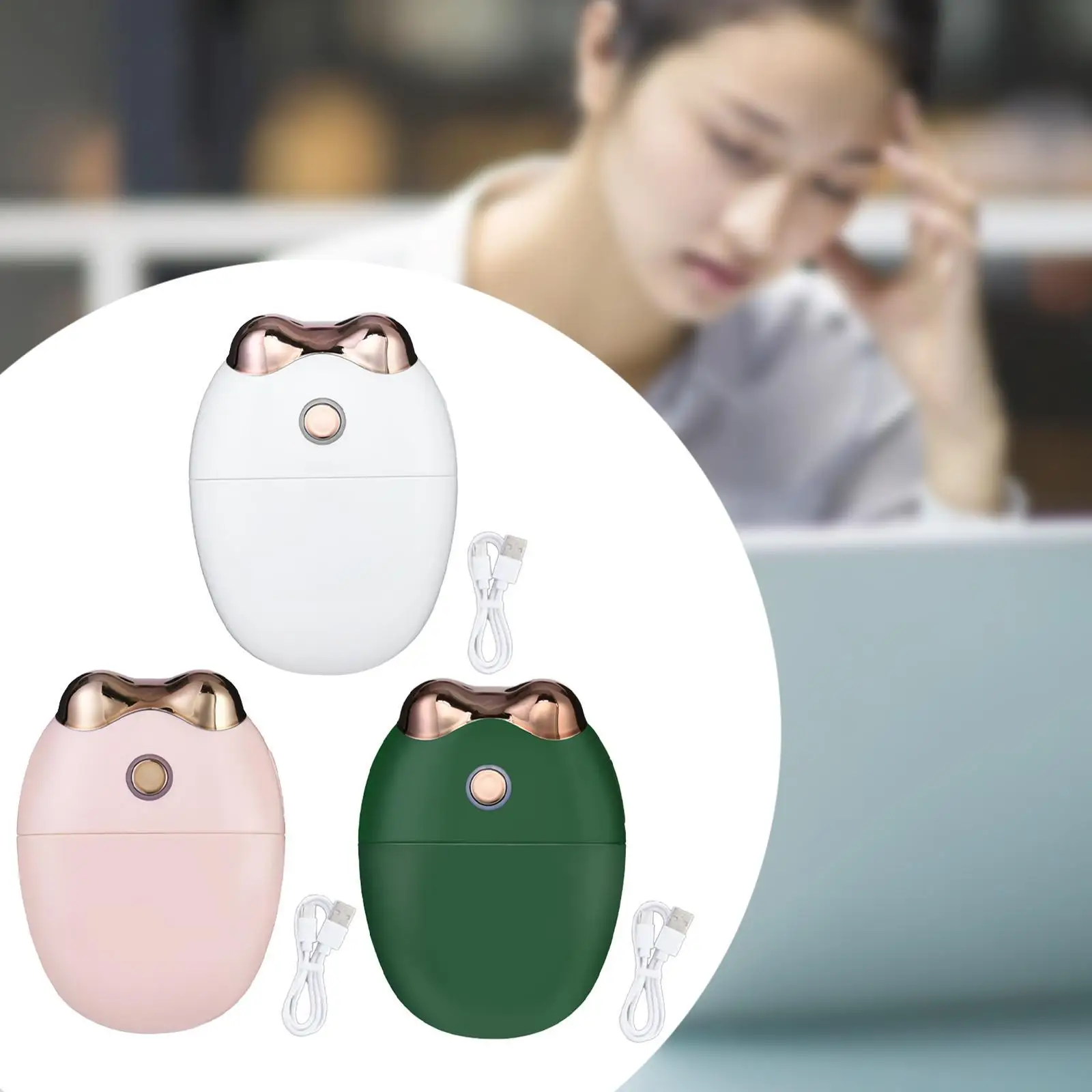 Eye Sprayer Eye Moisture Care Adjustable 3 Modes Compact Rechargeable Facial