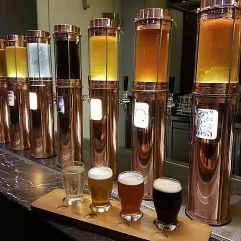 탭 타워 컬럼 디스펜싱 생맥주 타워 레스토랑 및 바 사용 맥주 타워, 디펜서 맥주통과 연결