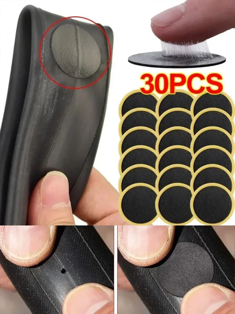 AliExpress NONE Self Adhesive Bicycle Tire Patch Glue Free Bike Inner Tube Repair Pad Glueless Tires Fixing Tool Cycling Equipment Accessories