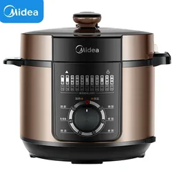 Midea 5L Electric Pressure Cooker Thickened Double Liner Rice Cooker Multifunctional Home Kitchen Appliance For 2-10 People