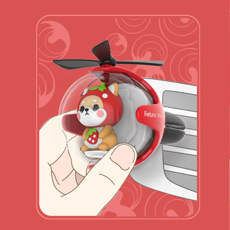 Xiaocai الديزل تحلق الكرة سيارة الهواء المعطر لطيف الكرتون شنقا زخرفة الإبداعية السيارات الروائح ديكور