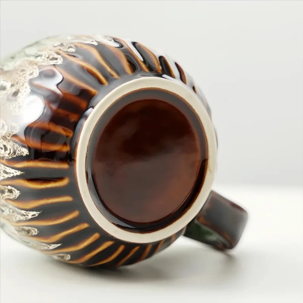 

Уникальная кофейная кружка емкостью 600 мл, керамическая чашка для микроволновой печи, безопасная чашка для завтрака, большая емкость, чашка для молока для гостиной