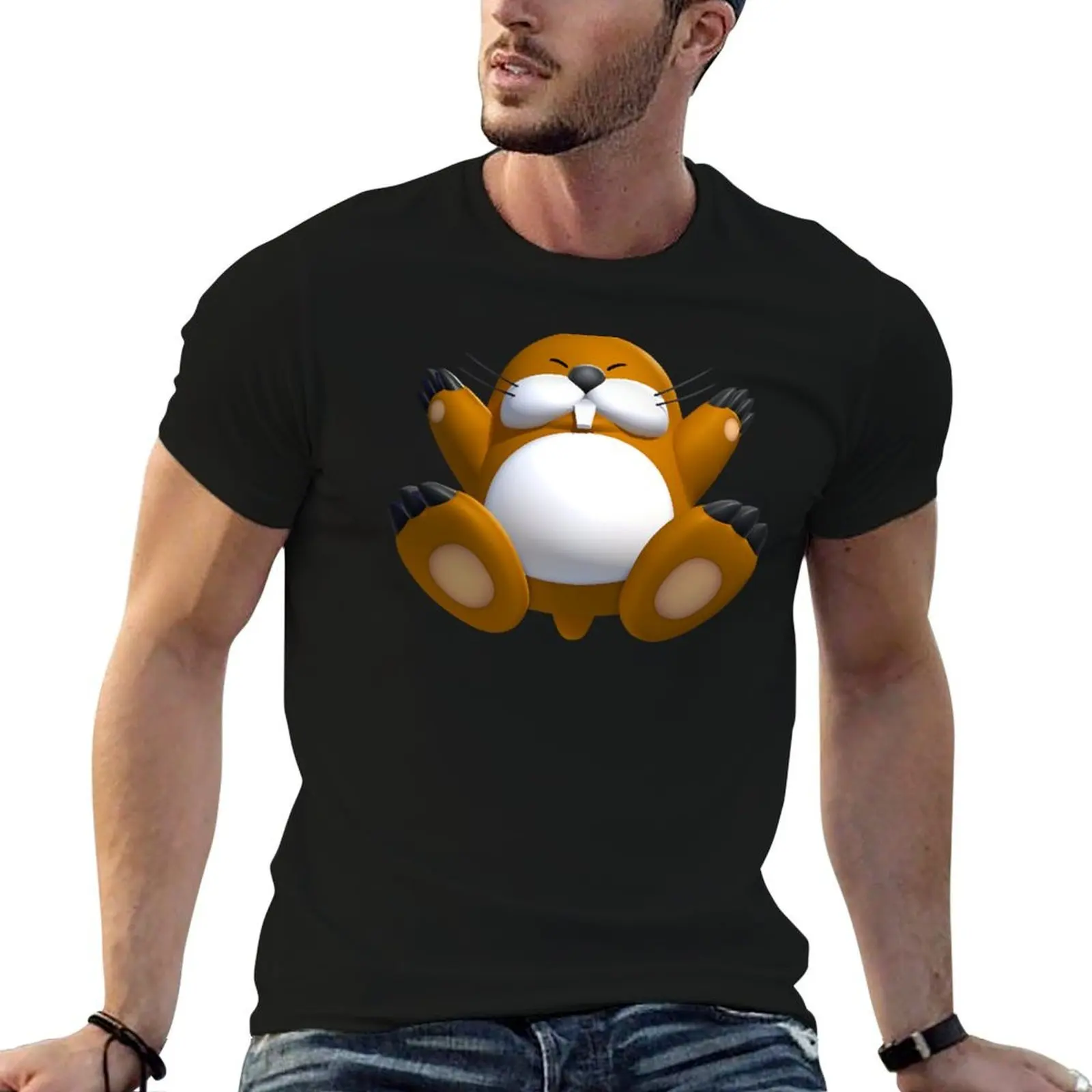 

Monty Mole T-Shirt t shirt custom print man t shirts for men casual black cotton t-shirt plain for man package T-Shirt