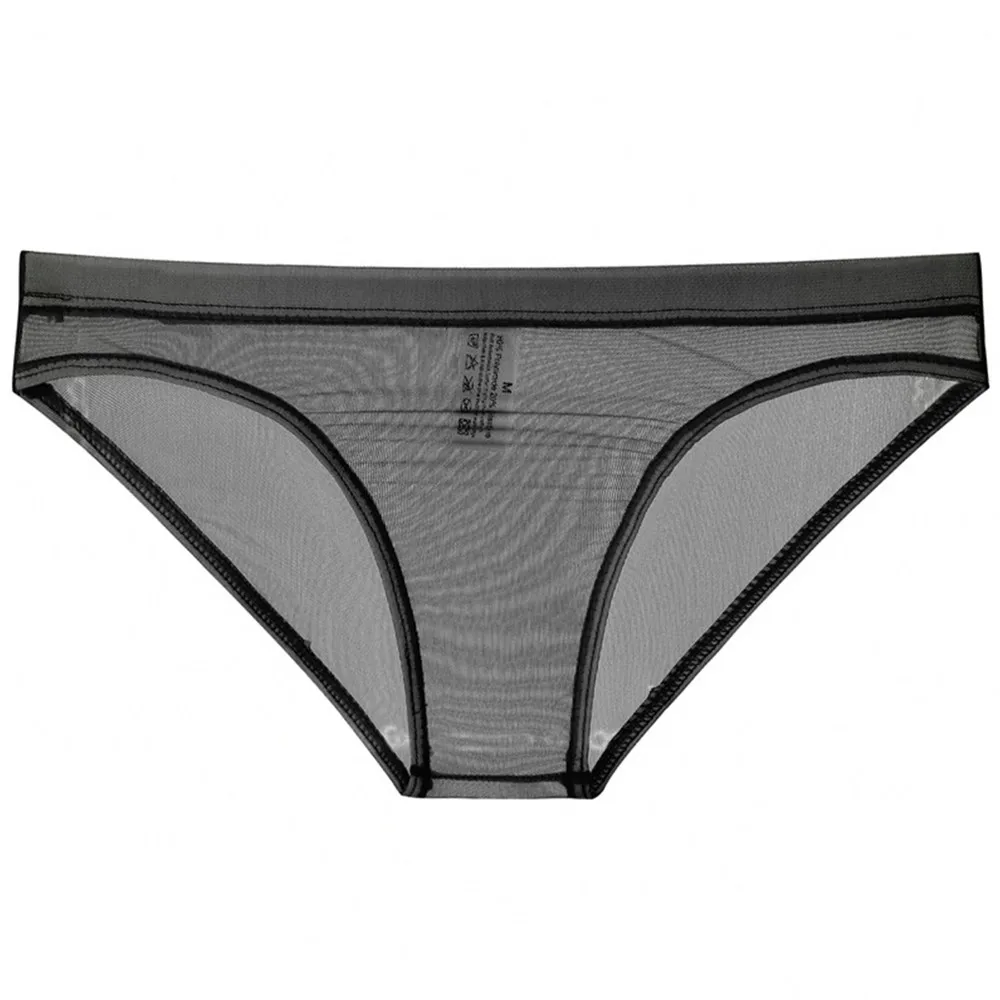 

Panties Briefs Men's Low Rise Underwear Briefs Sexy Breathable Mesh Underpants For Boys Thong See Through Lingerie Slip Hombre