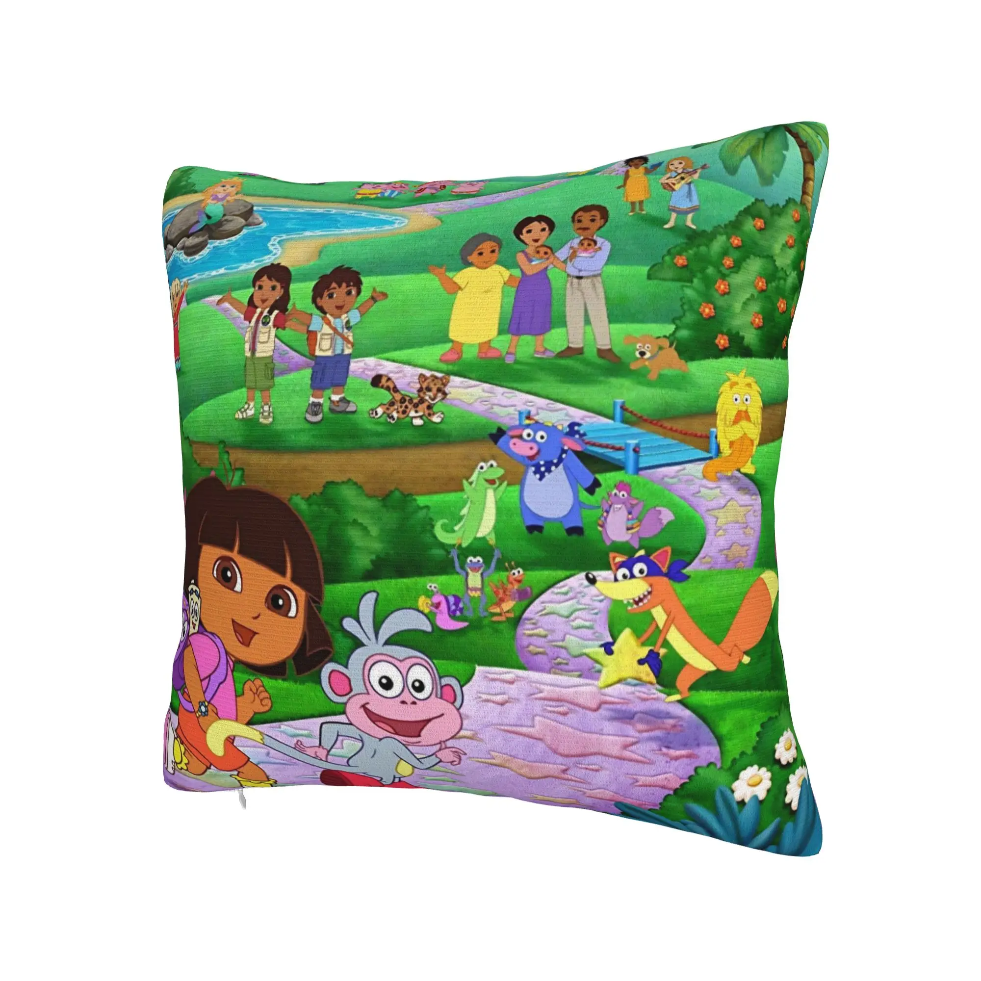 Decorative Pillowcases D-Doras The Explorers Product Home  Throw Pillow Case Cover Zipper Multiple Sizes