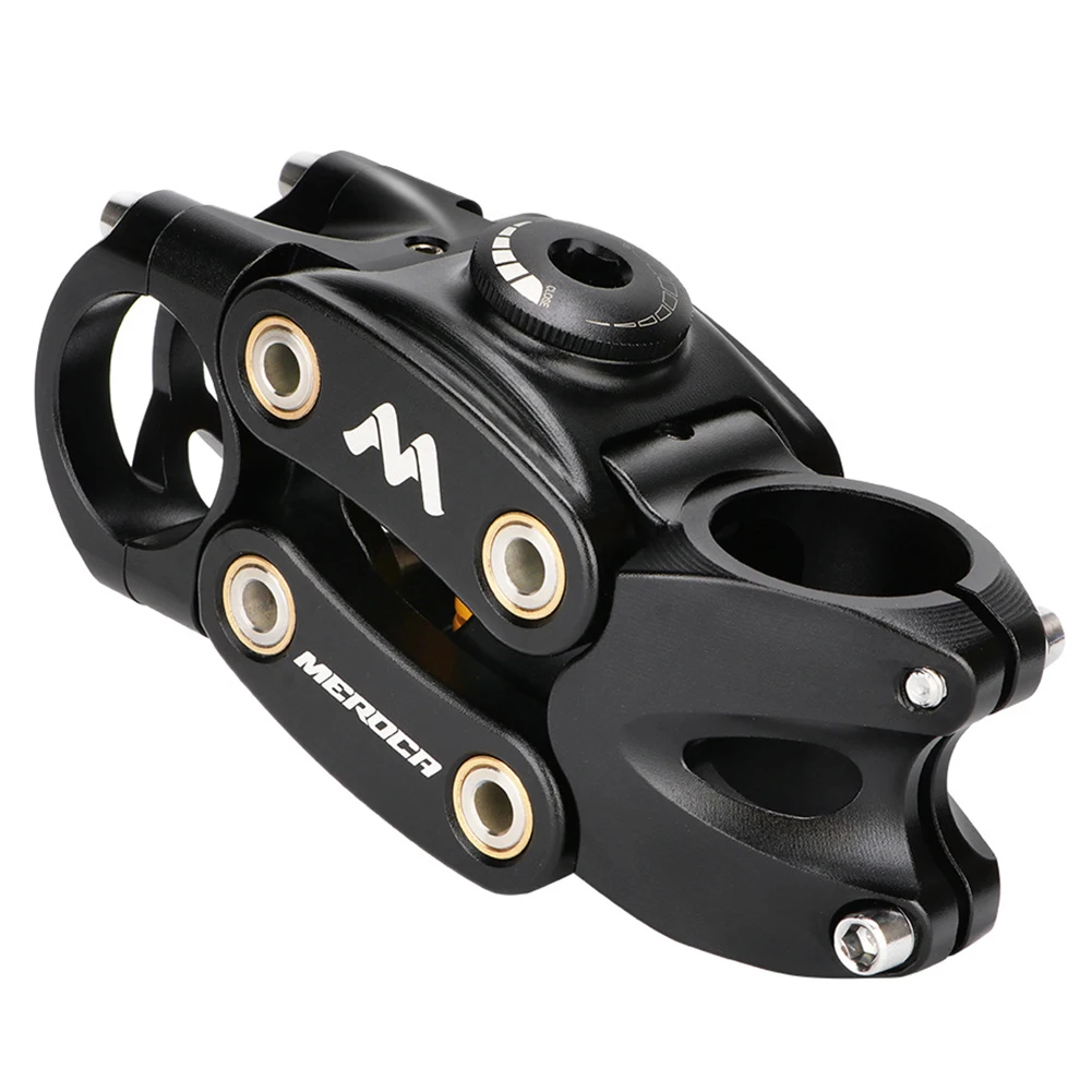 

Aluminum Alloy Bicycle Stem Adjustable Mountain Bike Stem 90mm Riser Handlebar Stem for Most Bicycle/Road Bike/MTB/BMX Cycling