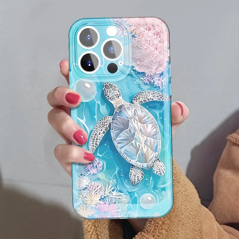 حافظة لهاتف آيفون 17 Air 16 16e 15 14 13 12 11 Pro Max 8 7 Plus غطاء نسيج شيفون