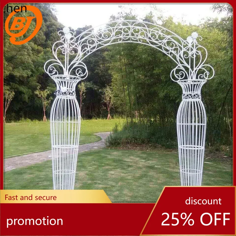 

HXL Wedding Iron Arch Stand Wedding Entrance Props Decoration