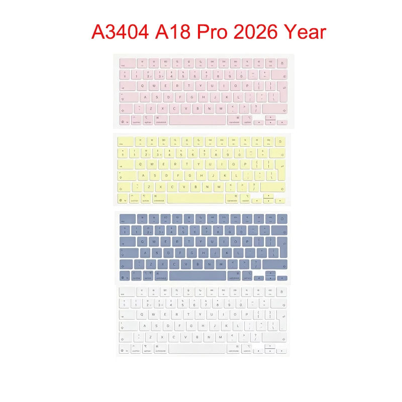 Laptop A3404 Keyboard UK Keycaps Keys Key Cap Set Silver Citrus Indigo Blush for Macbook Neo 13