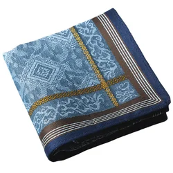 Men's Handkerchief Wedding Handkerchiefs Bandana for Ladies Soft Cotton Bridal Shower Gift Pocket Square Women