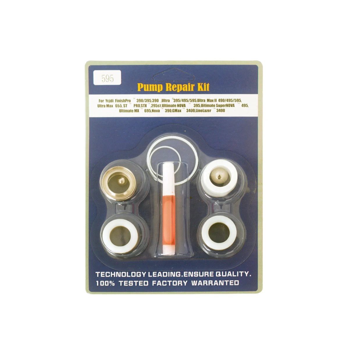 Airless pulverizador filtro bomba êmbolo Rod Repair Kit, série PC, manutenção de selo, junta, 390, 395, 490, 495, 595, 790, 1095, novo