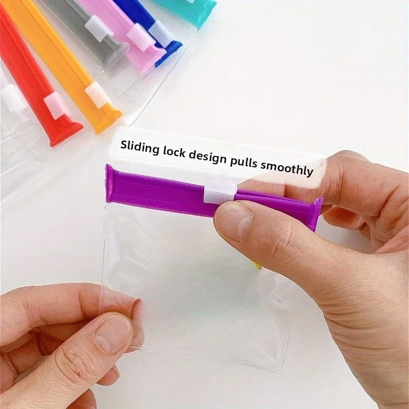 10 Pcs Reusable Zippered Pill Bags, Labeled Medicine Storage Pouches, Portable Travel Organizer for Pills & Small Items