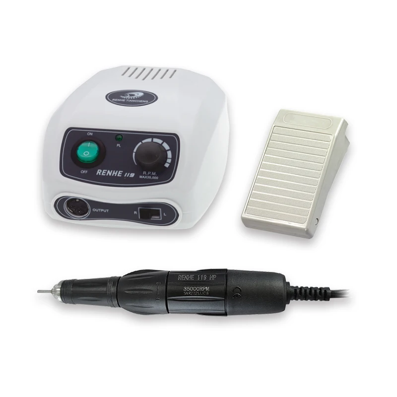 RHJC Renhe 119 Micro Motor 65W 35000RPM Adjustable Speed Dental Jewelry Polishing Handpiece
