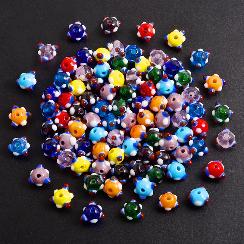 

10/20/30pcs Colorful Cute Irregular Round Bead Craftsmanship Used For Jewelry Making Diy Bracelets Anklets Keychains Accessories