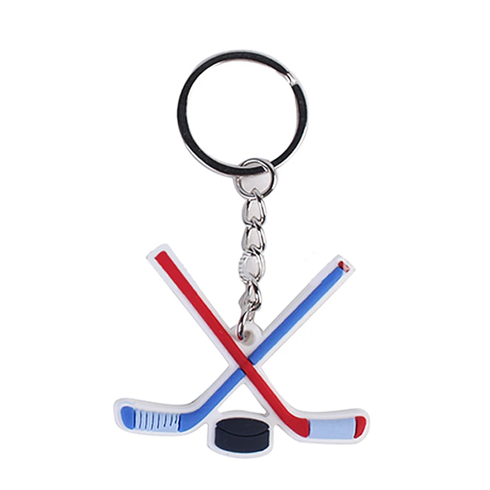 Porte-clés de hockey sur glace pour fête d\'anniversaire, cadeaux de fans