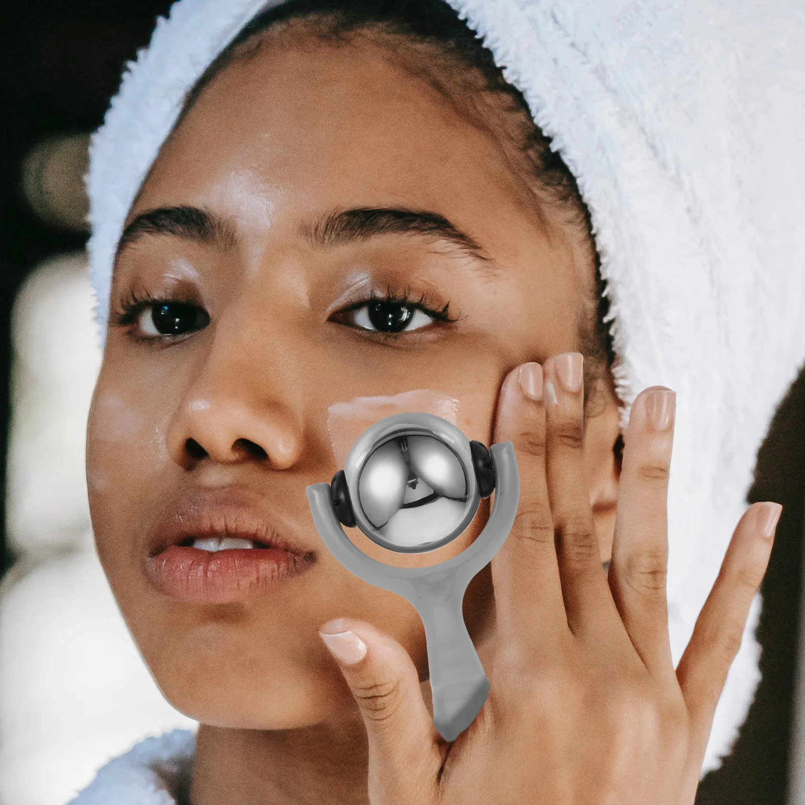 Face Massager Tool Metal Facial Guasha Roller For Face Eye Skincare Anti-Aging Relaxation Therapy Massage Relaxation