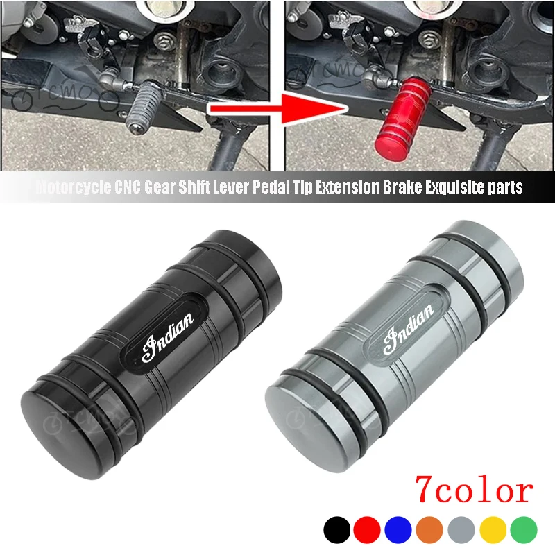 For Indian FTR 1200 S FTR1200 Carbon / Rally Chief VINTAGE Scout Motorcycle CNC Gear Shift Lever Tip Extension Enlarger Pedal
