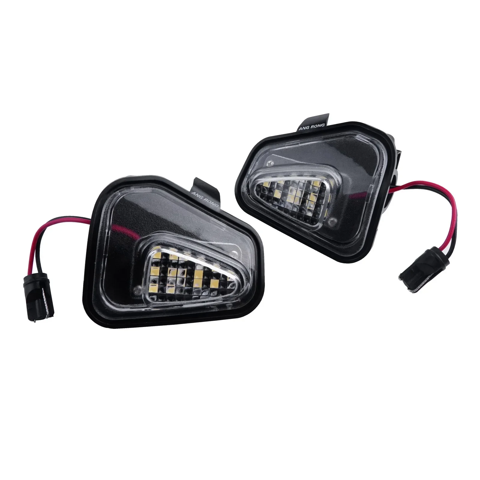 2x LED Side Under Mirror Puddle Light For VW Passat B7 CC Scirocco III Jetta Eos