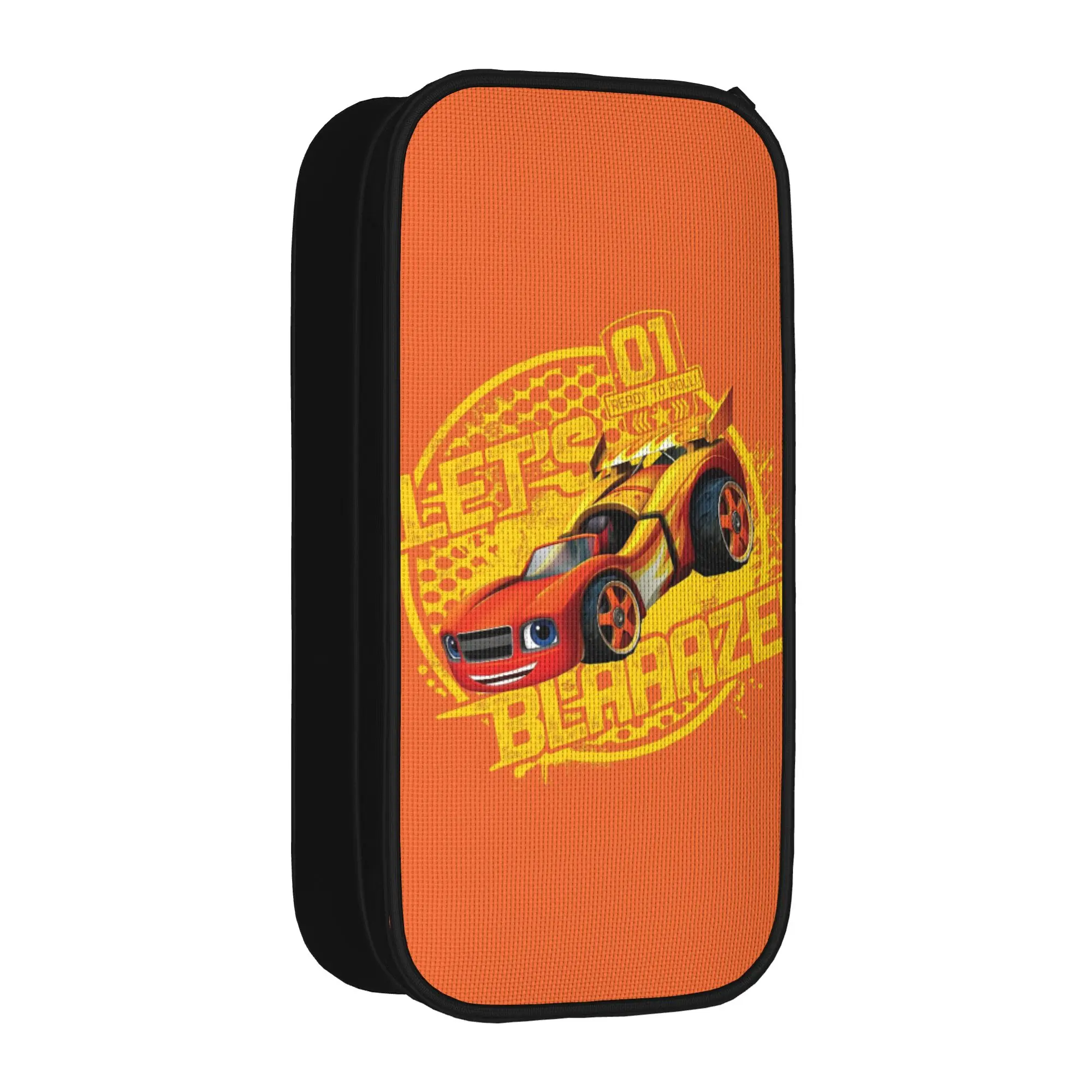Blaze and the Monster Machines Merch Pencil Case Large-capacity Kids School Supplies  Pencilcase Gift