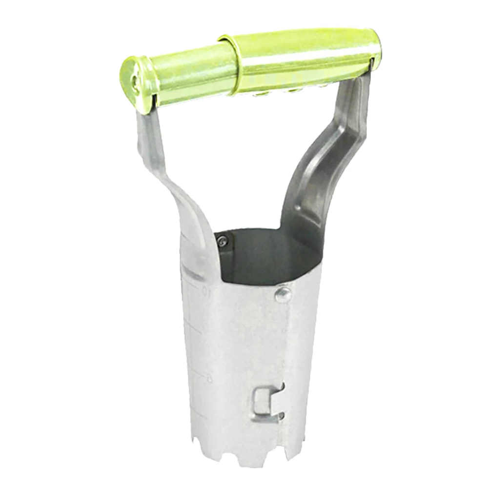 

Automatic Transplanter Garden Hand Bulb Planter Tool with Depth Mark Soil Release Planting Tool for Digging Hole Seed B