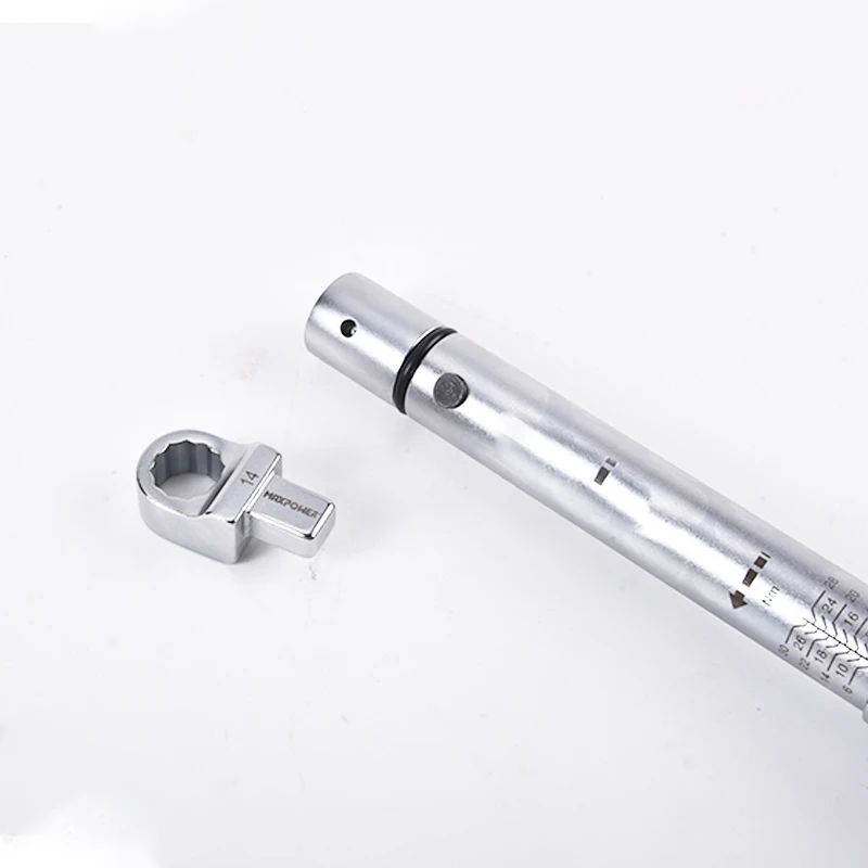 Interchangeable Head Preset Type Torque Wrench Tool Stainless Steel Industrial Grade OEM 2.0-335Nm
