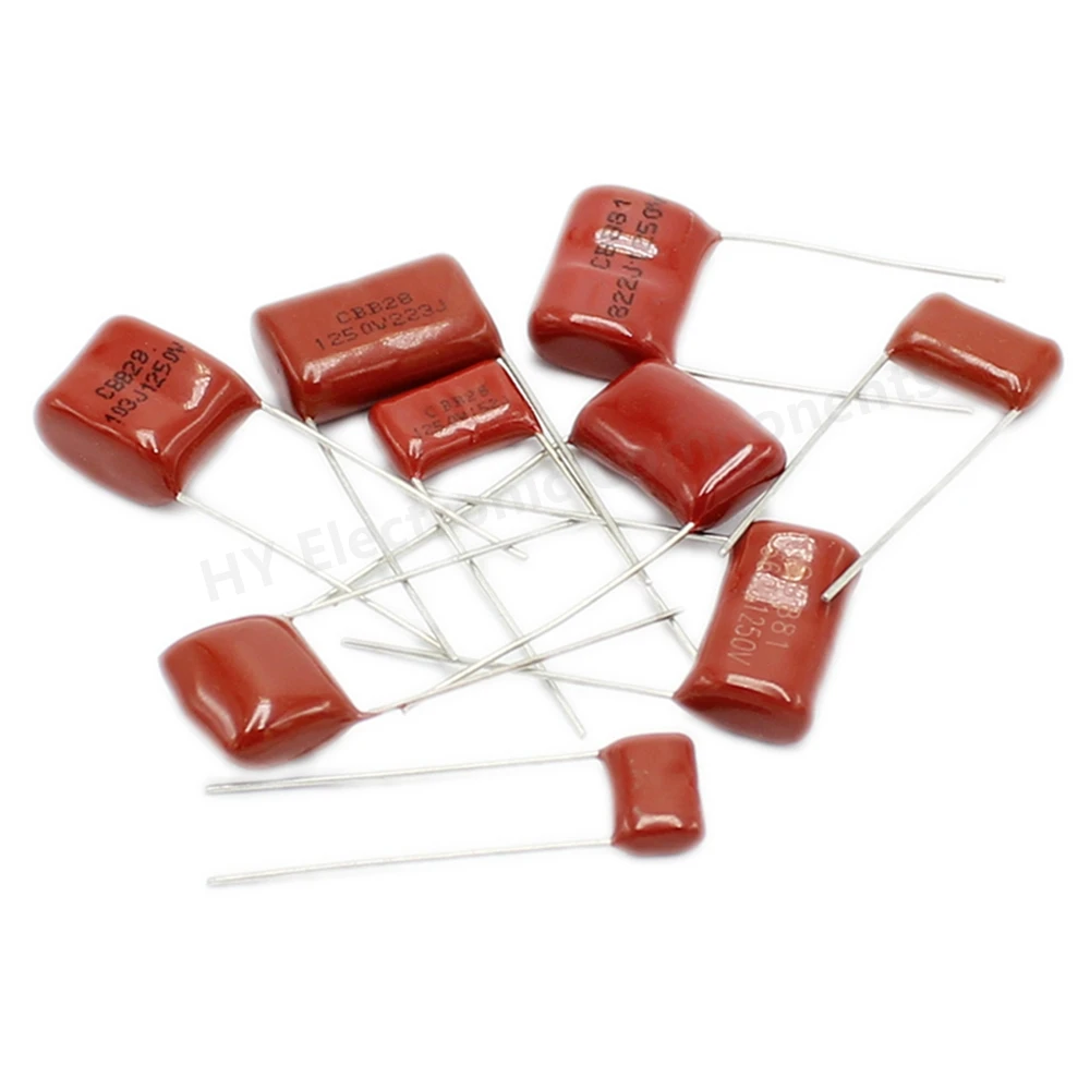 10PCS 1250V 1600V 2000V CBB Polypropylene film capacitor 102 103 104 124 153J 222 223 224 332 334 472 473 474 475 562 682J 683j