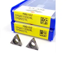 ZCC.CT TPGH060102L TPGH060104L TPGH090202L TPGH090204L TPGH110302L TPGH110304L YBG102 YNG151 Carbide Insert TPGH Inserts