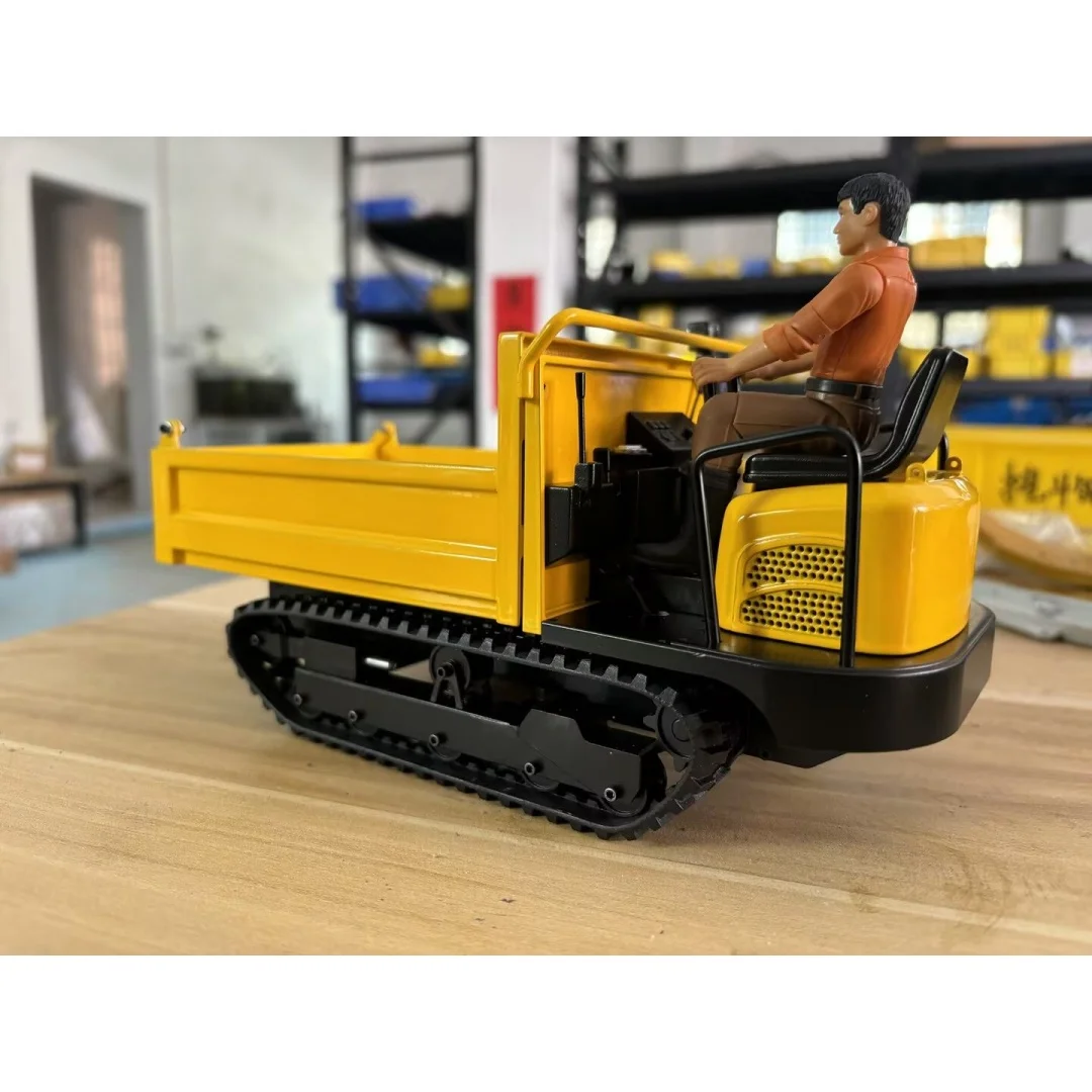 RTR 新型 1:14 RC 油圧式クローラ運搬車 トラック C12R ラジコン メタルダンプカー モデル コンパクト工事現場機械 大人向けおもちゃ