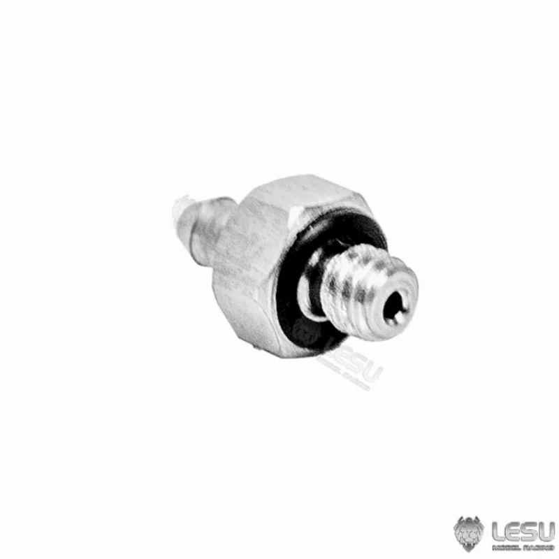 

LESU M2 Metal Nozzle A B Part for 2x1mm Oil Pipe DIY 1/14 RC Hydraulic Forklift Loader Dumper Truck Crane Excavator Model Car
