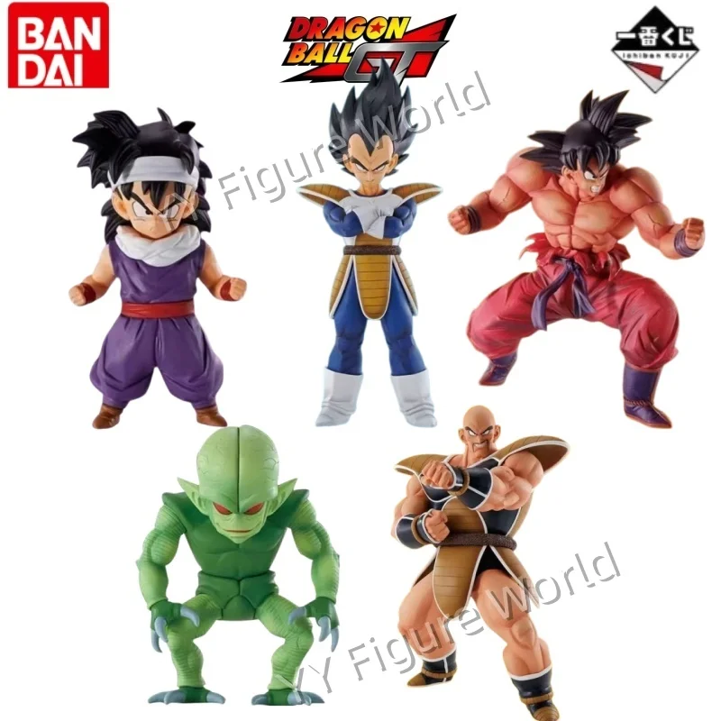 В наличии оригинальные аниме-фигурки Bandai Dragon Ball Ichiban Kuji: Сон Гоку, Сайбайман Наппа, Сон Гохан, Вегета.