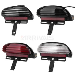 Motorcycle Tri-Bar Rear Fender Tailing Lamp LED Brake Tail light Turn Signal For Harley Dyna Fat Bob Softail 2006-2015